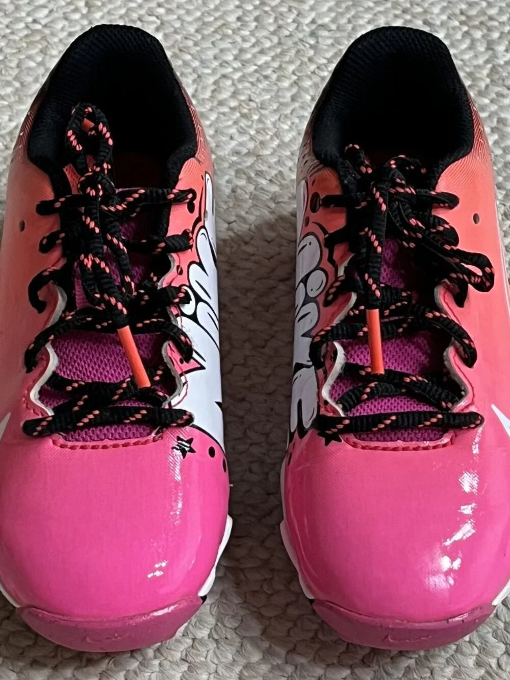 Nike Hyperdiamond Keystone Girl's Size 13C Pink Softball Cleats Shoes FZ8655-600